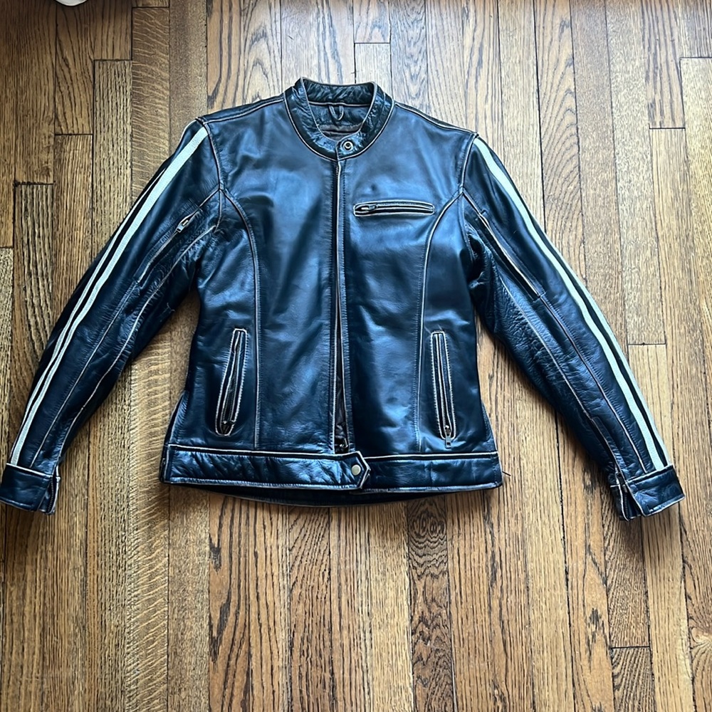 Vintage motorcycle jacket.